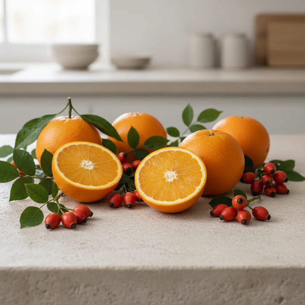 Plantaardige ingrediënten groene thee guarana en kruiden op leisteen
